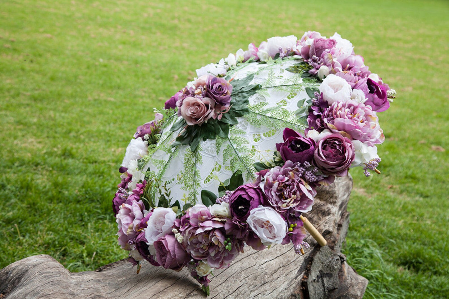 Bridal Floral Umbrella Lace Parasol